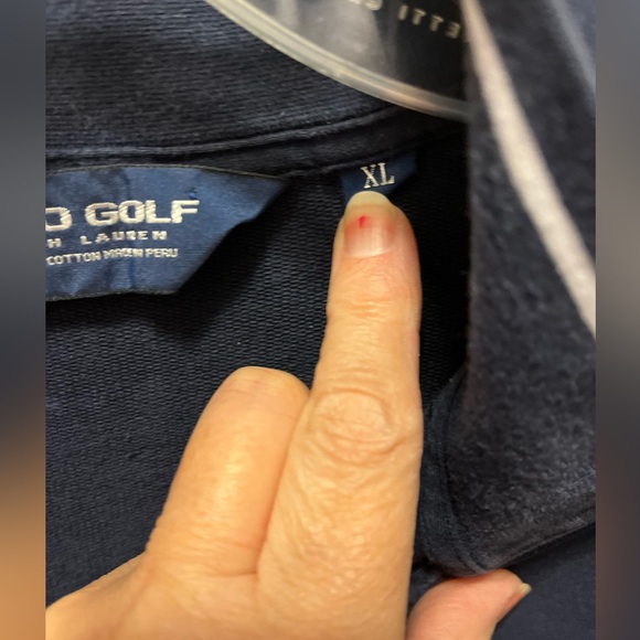 Polo Ralph Lauren Golf navy quarter zip men’s size XL - Picture 5 of 9